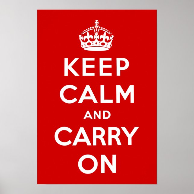 Póster Las cosechas mantienen la calma y siguen la propag (Frente)