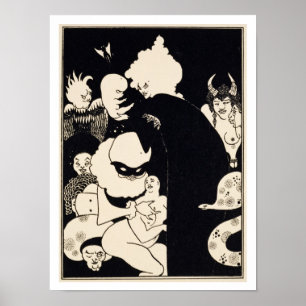 Póster Las criaturas extrañas de Lucian, ilustracion de