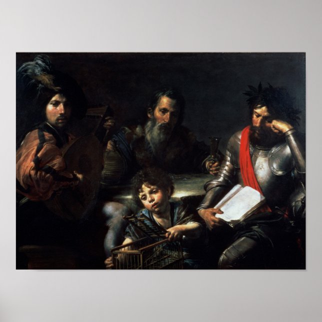 Póster Las cuatro edades del hombre, c.1626-7 (Frente)