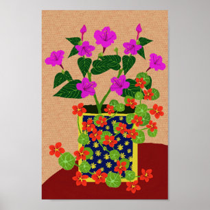 Póster Las cuatro en punto y el Poster de Nasturtium