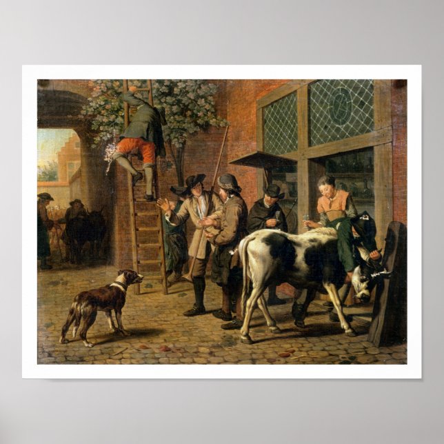 Póster Las cuatro estaciones, otoño (aceite sobre lienzo) (Frente)