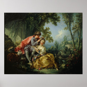 Póster Las cuatro estaciones, primavera - François Bouche