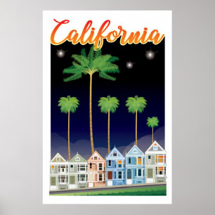 Póster Las damas pintadas de noche   San Francisco