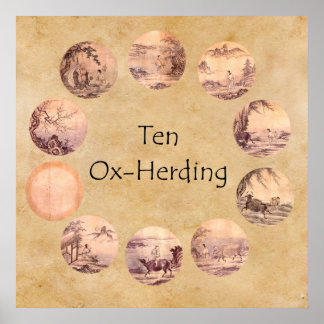 Póster Las diez imágenes de Oxherding