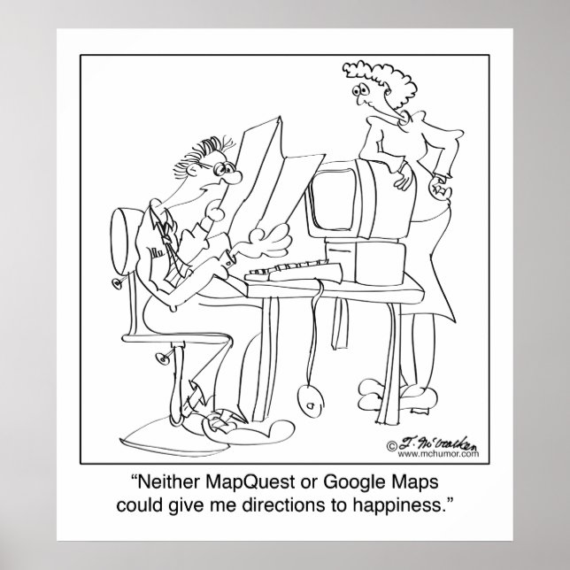 Póster Las direcciones de la búsqueda de la felicidad (Frente)