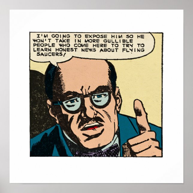 Póster Las divertidas historietas antiguas revelan la ver (Frente)