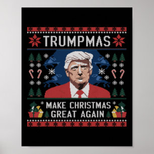 Póster Las divertidas Trumpmas cómicas vuelven a hacer gr