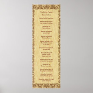 Póster Las Divinas Elogios