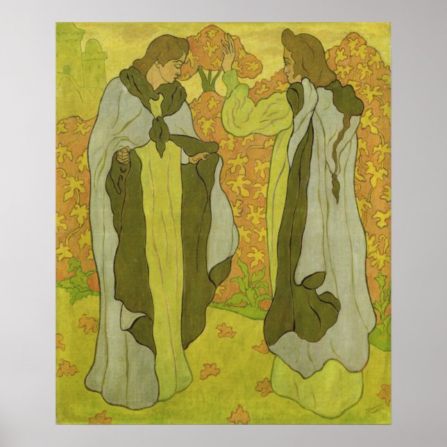 Póster Las dos categorías, 1895 (Frente)