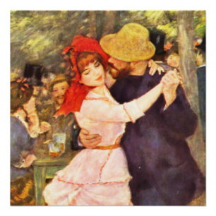Póster Las dos hermanas, en la terraza Auguste Renoir   