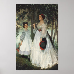 Póster Las dos hermanas: Retrato, 1863