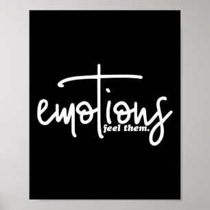 Póster Las Emociones Los Sienten Problemas De Salud Menta