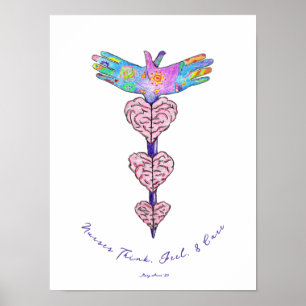 Póster Las enfermeras piensan, se sienten y se preocupan