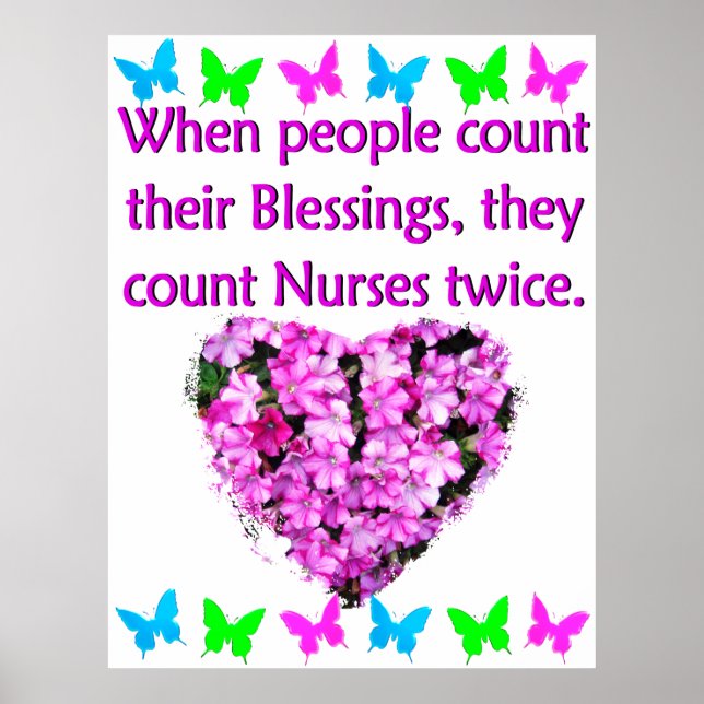 PÓSTER LAS ENFERMERAS SON AGRADECIDAS (Frente)