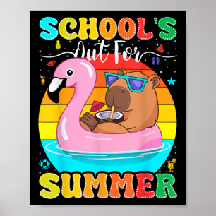 Póster Las Escuelas Salieron En Verano El Último Día Del