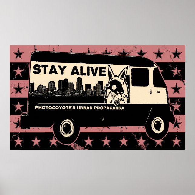 Póster Las estrellas de photocoyote y el Poster de Van (Frente)