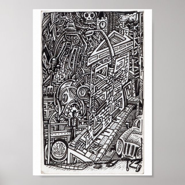 Póster Las fauces del destino (Frente)