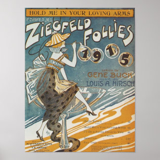 Póster Las Folletas Sancionadas de 1915 me sostienen en t