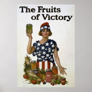 Póster Las frutas del Poster de la victoria