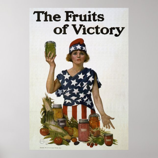 Póster Las frutas del Poster de la victoria (Frente)