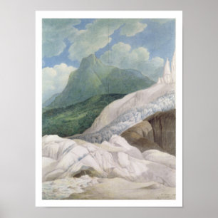 Póster Las fuentes del Aveyron, 1781 (w/c)
