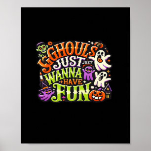 Póster Las Guías Solo Quieren Divertirse Halloween - Spoo