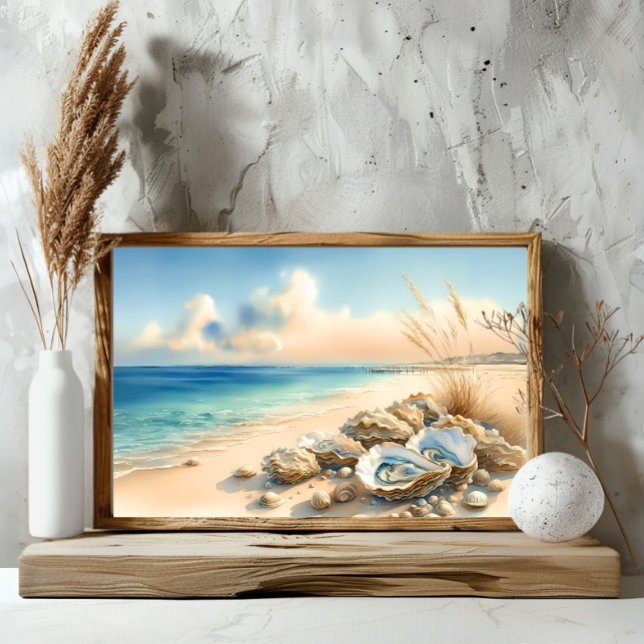Póster Las guijarros de las marismas Shore Ocean Beach Ar (Subido por el creador)