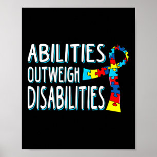 Póster Las habilidades de sensibilización sobre el autism