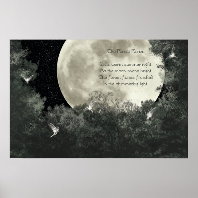 Póster Las hadas de los bosques (Frente)