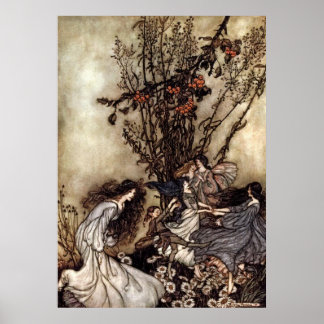 Póster Las hadas nunca dicen "nos sentimos felices"