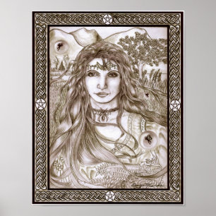 Póster Las hadas son la verdadera diosa madre tierra