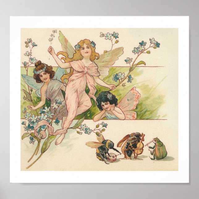 Póster Las hadas y el Poster de la banda (Frente)