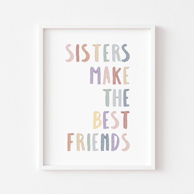 Póster Las hermanas Boho pastel hacen que los mejores ami (Subido por el creador)