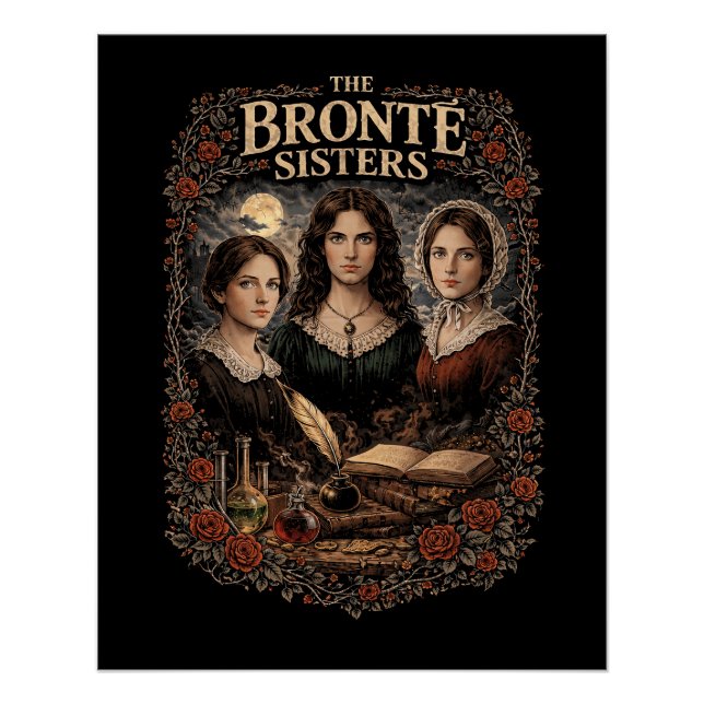 Póster Las hermanas Brontë (Anverso)