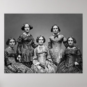 Póster Las hermanas Clark de Victoria