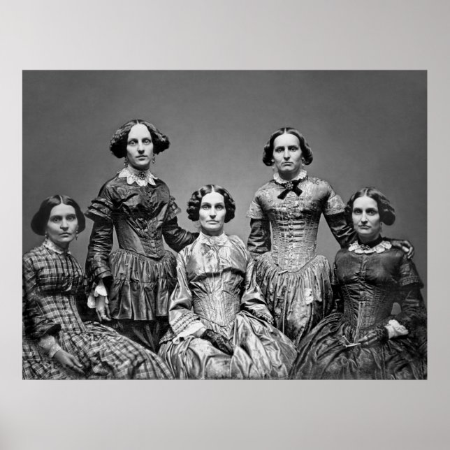 Póster Las hermanas Clark de Victoria (Frente)