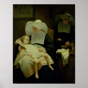 Póster Las hermanas de la misericordia, 1859