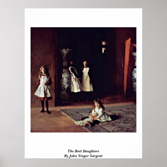 Póster Las Hijas Boit De John Singer Sargent (Frente)