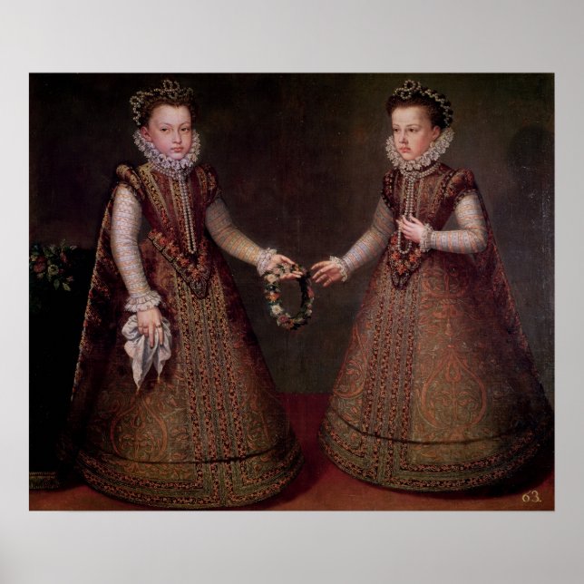 Póster Las Infantas Isabella Clara Eugenia (Frente)