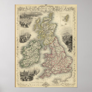 Póster Las Islas Británicas