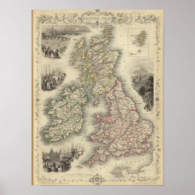 Póster Las Islas Británicas (Frente)