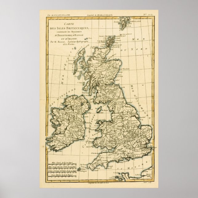 Póster Las Islas Británicas (Frente)