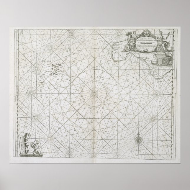 Póster Las islas de Scilly y Cornwall (Frente)