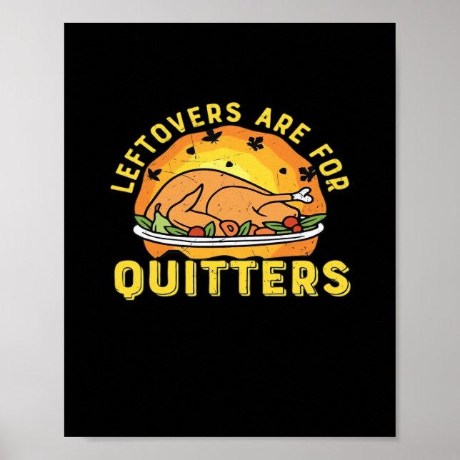 Póster Las Leftovers Son Para Quitters El Día De Acción D (Frente)