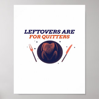 Póster Las Leftovers Son Para Quitters Graciosas Clases D