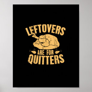 Póster Las Leftovers Son Para Quitters Graciosos Turcos D