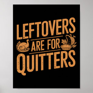 Póster Las Leftovers Son Para Quitters Shirny Gracioso Gr
