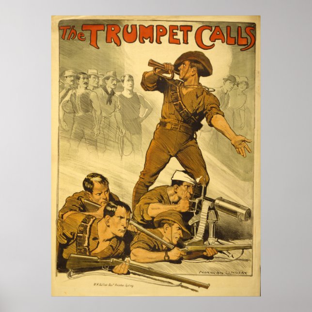 Póster Las llamadas de trompeta (Frente)