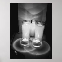 las llamas de las velas todavía viven Fotografía e