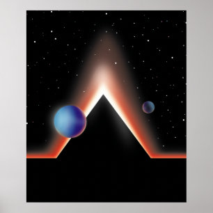 Póster Las llanuras de Marte